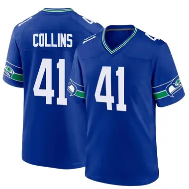 Men's Legend Seattle Seahawks NO.41 Alex Collins Color Rush