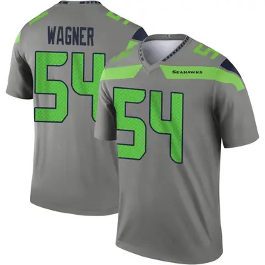 Elite Men's Bobby Wagner Navy/Green Jersey - #54 Football Seattle Seahawks  Split Fashion Size 40/M