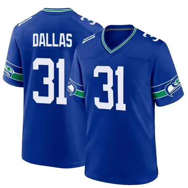 DeeJay Dallas Seattle Seahawks Nike Game Jersey - College Navy