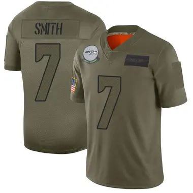 Nike Men's Seattle Seahawks Geno Smith #7 Game Jersey - Navy - S Each