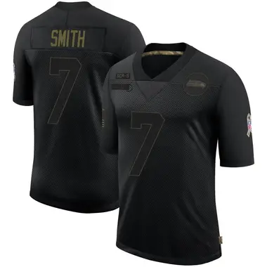 Men's Nike Geno Smith White Seattle Seahawks Game Player Jersey