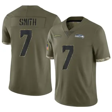 Nike Men's Seattle Seahawks Geno Smith #7 Navy Game Jersey