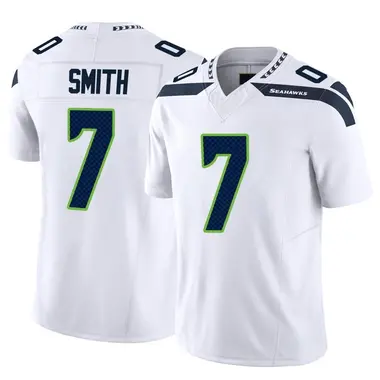 Men's Limited Seattle Seahawks NO.7 Geno Smith Color Rush Neon Jersey -  Green