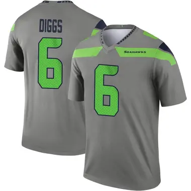 Quandre Diggs Women's Nike Neon Green Seattle Seahawks Alternate Custom Game Jersey Size: Medium