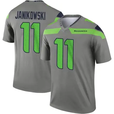 Men's Elite Seattle Seahawks NO.11 Sebastian Janikowski Team Color Vapor  Untouchable Jersey - Navy