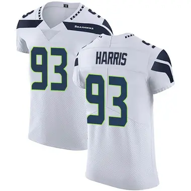 Seattle Seahawks Shelby Harris 96 Game Jersey - White Jersey - Bluefink