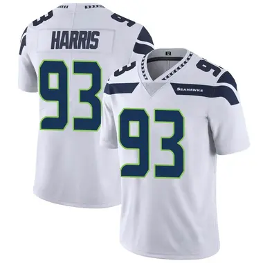 Seattle Seahawks Shelby Harris 96 Game Jersey - White Jersey - Bluefink