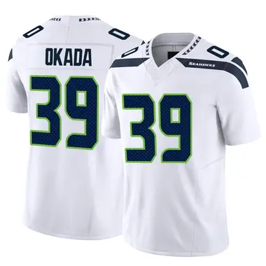 Tyler Mabry Women's Nike Gray Seattle Seahawks Alternate Custom Game Jersey Size: Small