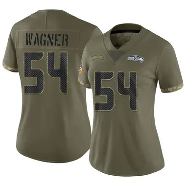 Limited Men's Bobby Wagner Navy Blue Jersey - #54 Football Seattle Seahawks  Player Name & Number Tank Top Size 40/M