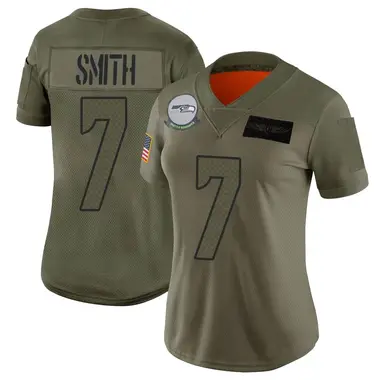 Nike Men's Seattle Seahawks Geno Smith #7 Navy Game Jersey