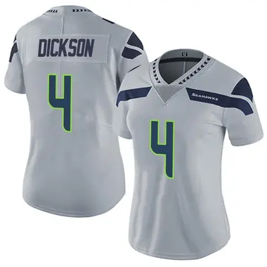 Limited Men's Ed Dickson Silver Jersey - #84 Football Seattle Seahawks  100th Season Inverted Legend Size 40/M