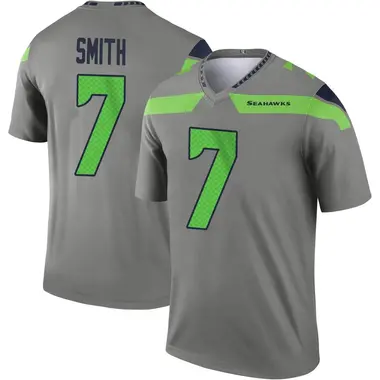 Geno Smith Men's Seattle Seahawks Nike Alternate Vapor Untouchable Jersey -  Elite Gray