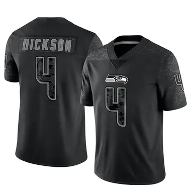 Limited Men's Ed Dickson Navy Blue Jersey - #84 Football Seattle Seahawks  Therma Long Sleeve Size 40/M