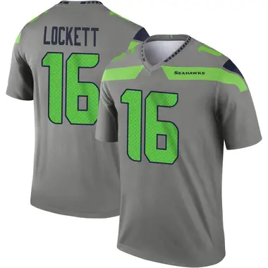 Elite Youth Tyler Lockett Green Jersey - #16 Football Seattle Seahawks  Salute to Service Size S(10-12)